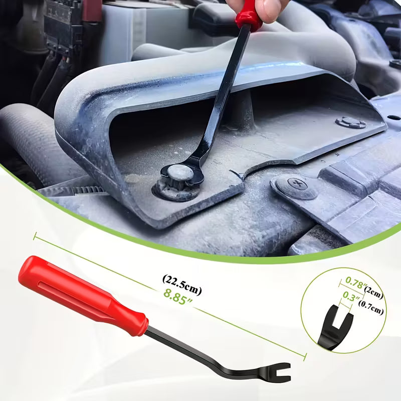 100PCS Car Retainer Clips Kit with Removal Tools - Auto Body Push Pin Rivets Auto Edge