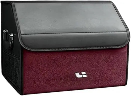 Car Trunk Organizer with Adjustable Dividers – Portable Storage Bin for Groceries & Gear Auto Edge