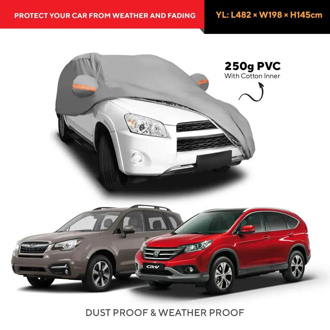 All-Weather Sedan Cover (180-190") - 7-Layer Waterproof UV & Snow Protection Auto Edge