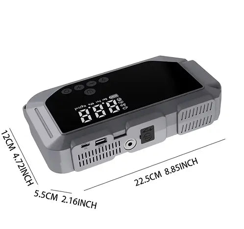 4-in-1 Car Jump Starter with Air Compressor - Portable Battery Booster and Power Bank Auto Edge