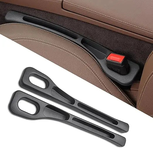 2pcs Car Seat Gap Blocker with Integrated Phone Holder Auto Edge