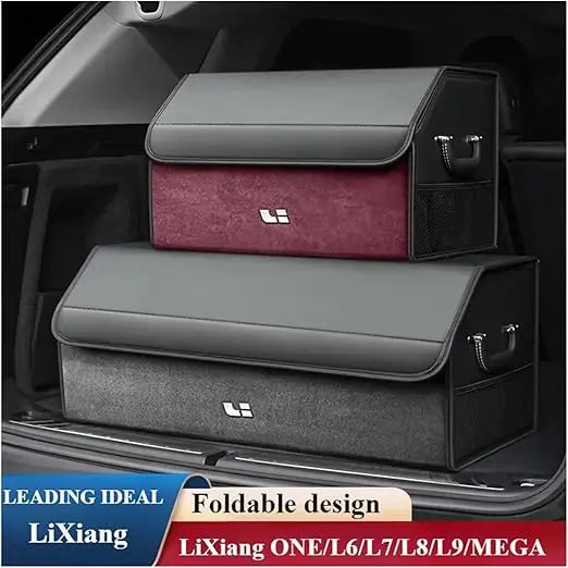 Car Trunk Organizer with Adjustable Dividers – Portable Storage Bin for Groceries & Gear Auto Edge