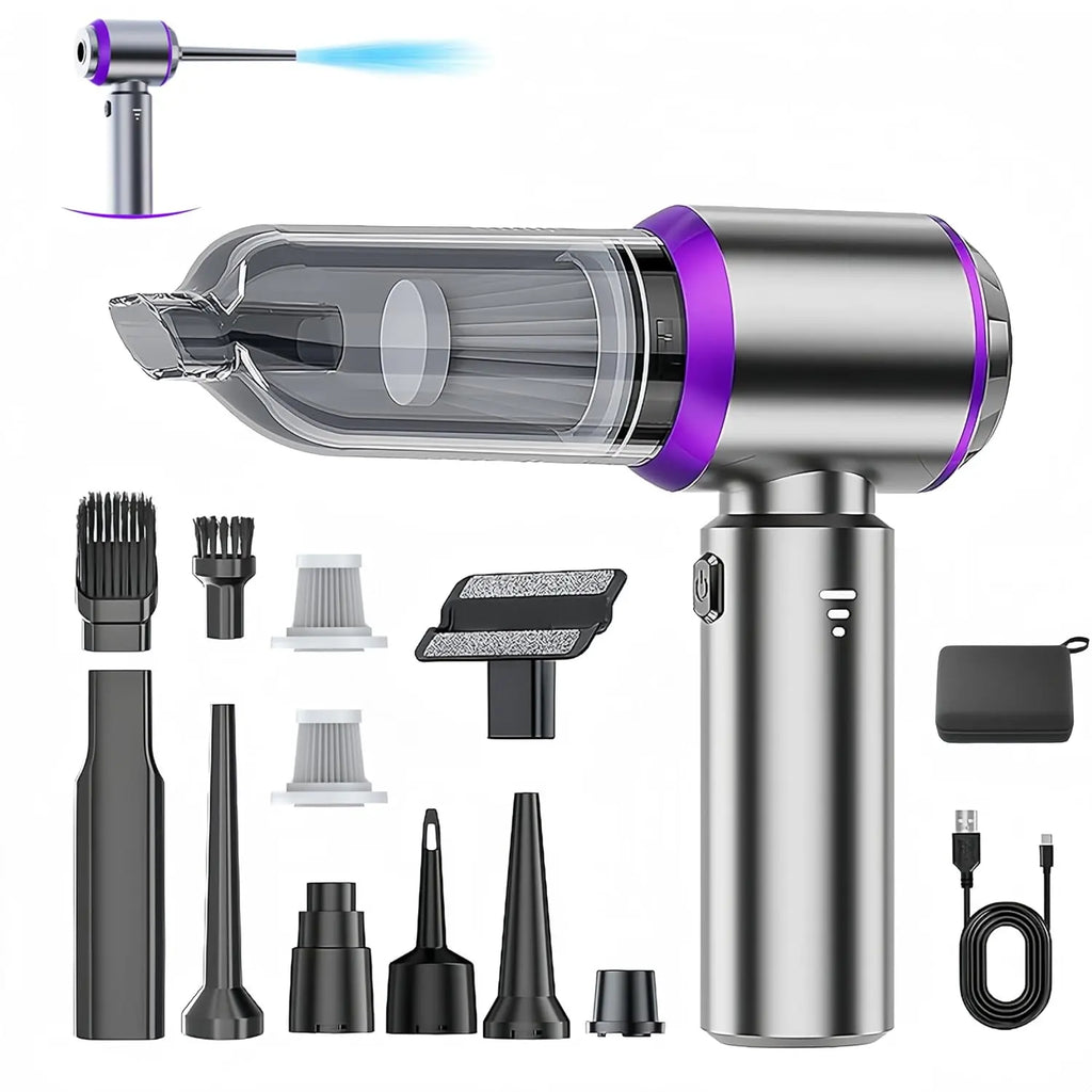 Rechargeable Mini Vacuum Cleaner | High Power Suction for Auto and Home Auto Edge