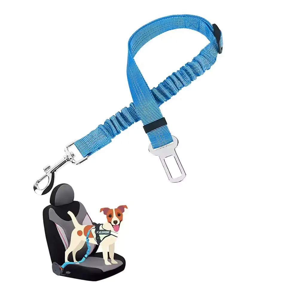 Adjustable Dog Car Seat Belt - Chew-Resistant Safety Leash Auto Edge