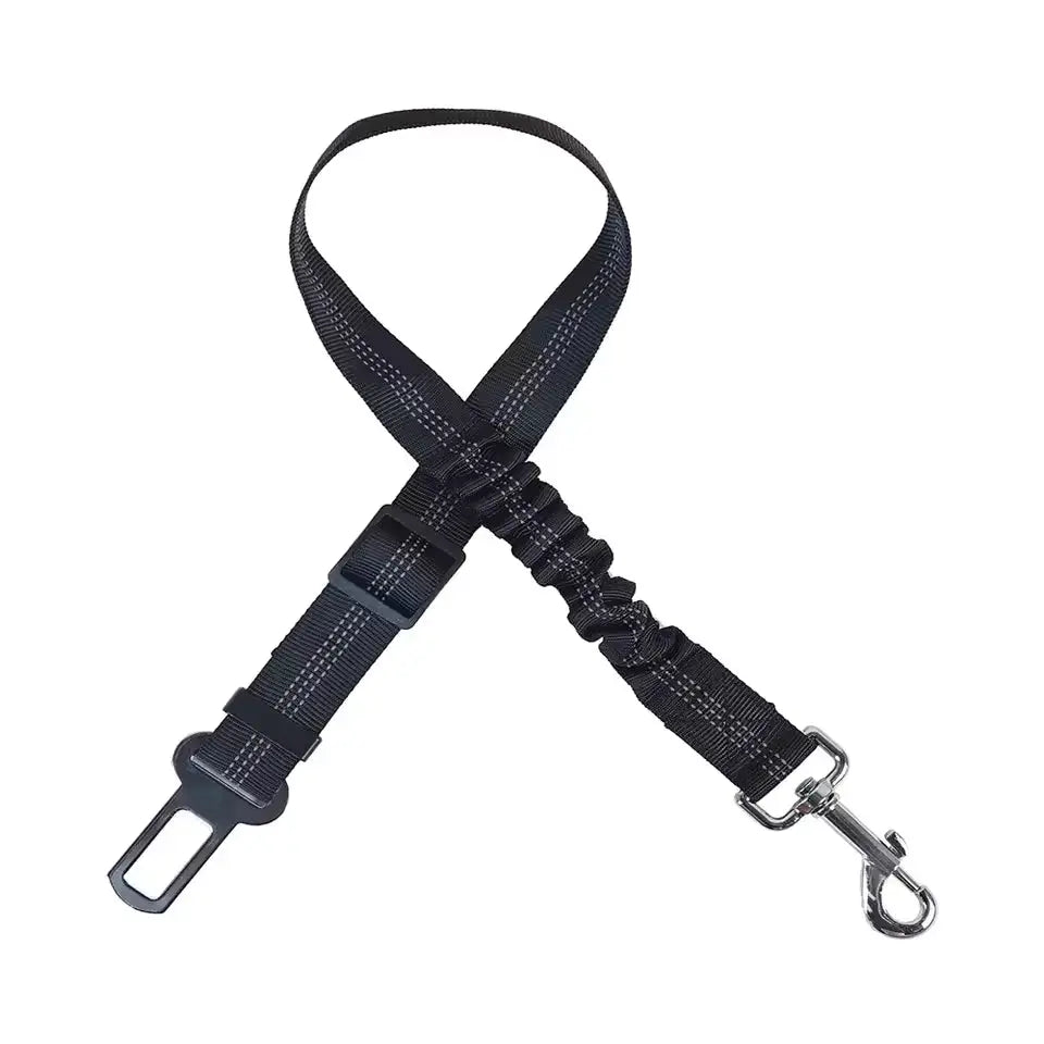Adjustable Dog Car Seat Belt - Chew-Resistant Safety Leash Auto Edge