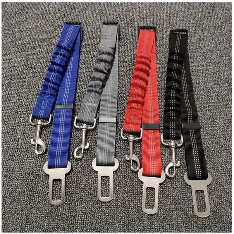 Adjustable Dog Car Seat Belt - Chew-Resistant Safety Leash Auto Edge