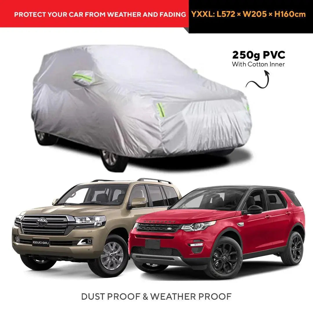 All-Weather Sedan Cover (180-190") - 7-Layer Waterproof UV & Snow Protection Auto Edge